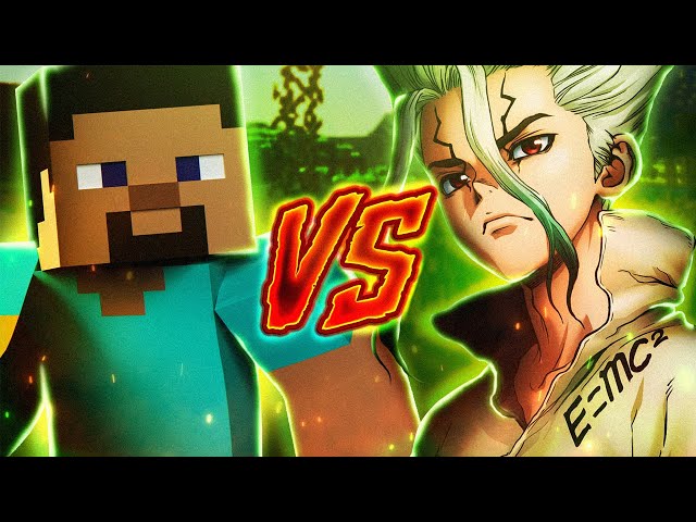 Steve (Minecraft) VS. Senku (Dr. Stone) [Batalha de Gigantes] ft. Ninja Raps