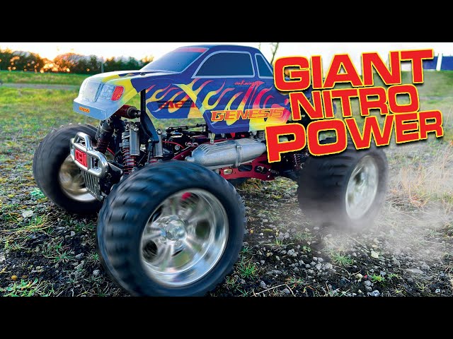 Vintage RC Car Restoration The Best & Biggest Giant NITRO Monster Truck in The WORLD!