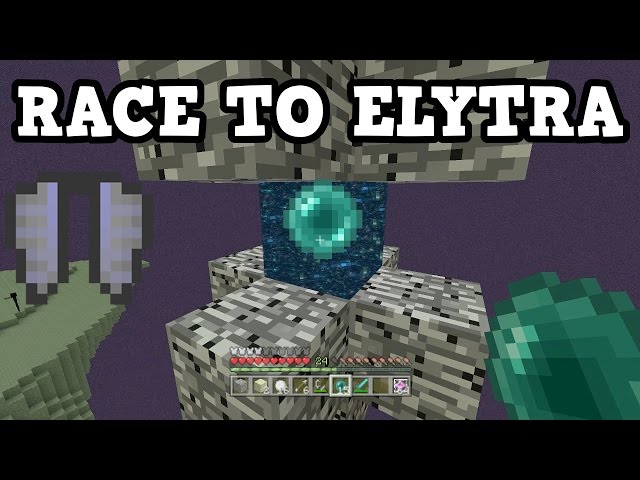 Minecraft Xbox One / PS4 RACE TO ELYTRA - Survival End Ship
