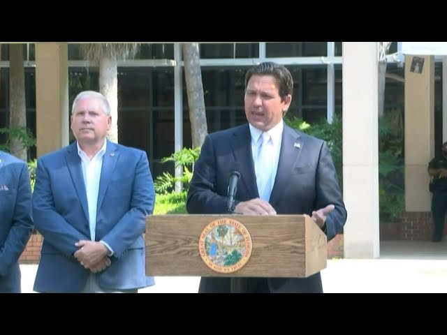 LIVE: Gov. DeSantis holds press conference from children's hospital in Miami