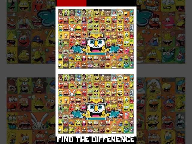 Find The Difference SpongeBob Edition