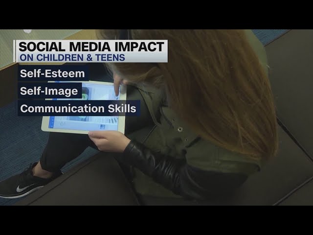 How does social media use impact teens' mental health, communication skills