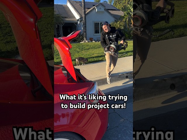 What it’s like trying to build a project car 😭 #carenthusiast #carlifestyle