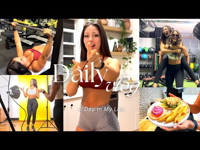DAILY VLOG | GYM, PHOTOSHOOT + COOKING
