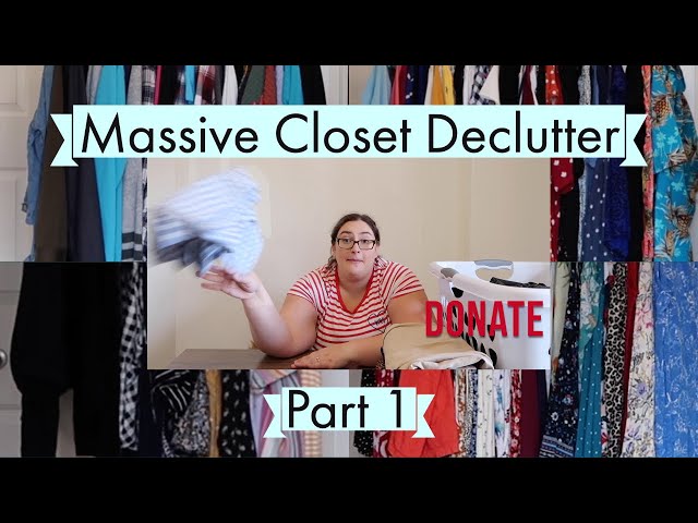Massive Closet Declutter Part 1 *I Have Too Many Clothes!!*