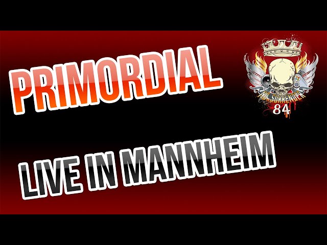 Primordial Live in Mannheim am 16.04.2022