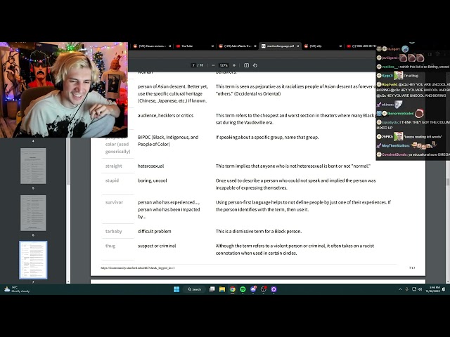 xQc on banned words pt.3