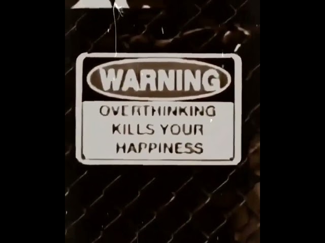Over thinking kills your happiness★ instagram Wheels..