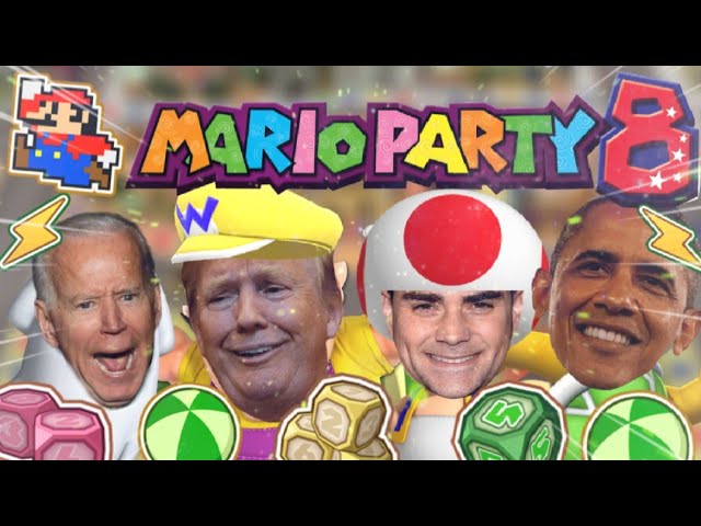 Outta Pocket Presidents Go Wild in Mario Party 8 ft. Ben Shapiro (elevenlabs.io/11.ai)