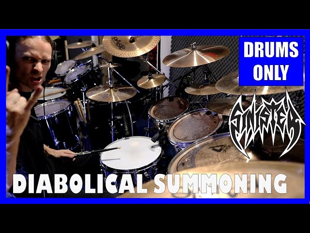 SINISTER - Diabolical Summoning (death metal drumming track)