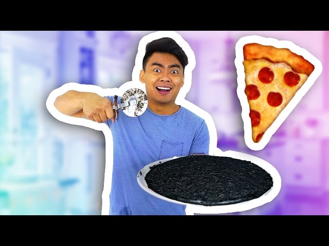 DIY BLACK PIZZA!!