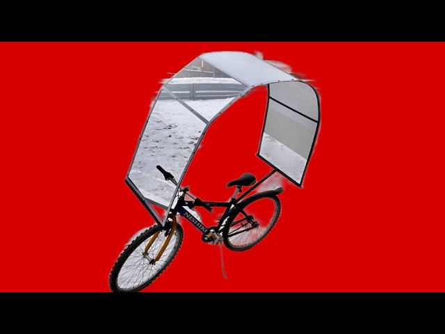 Cómo hacer una bicicleta con techo