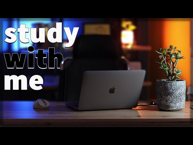 study with me 1 hours [60 minutes] | real time study with me with music 4k