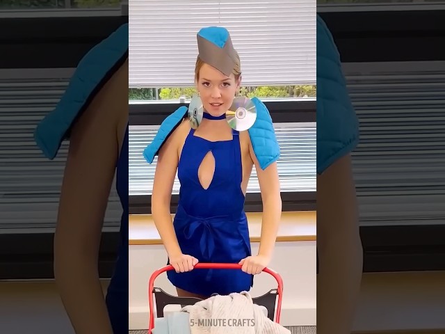Name Any Reason Why To Make This Low-Budget Britney Cosplay🤣🤣 #britney #cosplay #5minutecrafts #diy