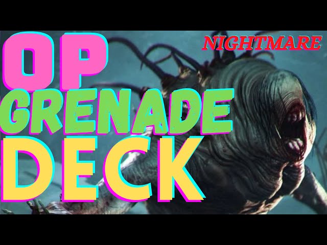Back 4 Blood Best Grenade Deck for All acts! (2-3 Shot Bosses on Nightmare)