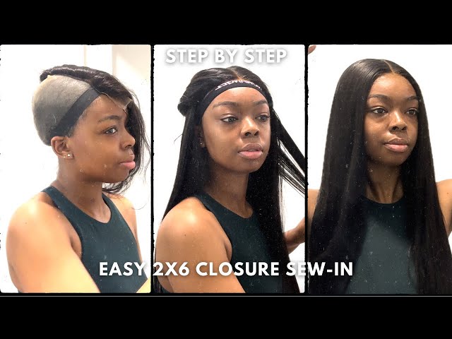 Installing a 2x6 Closure Sew-in the EASY/LOW MAINTENANCE WAY! | YWIGS