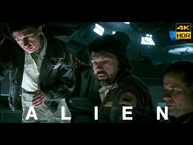Alien (1979) LV-426 Rough Landing Scene Movie Clip Upscale 4k UHD HDR  Sigourney Weaver