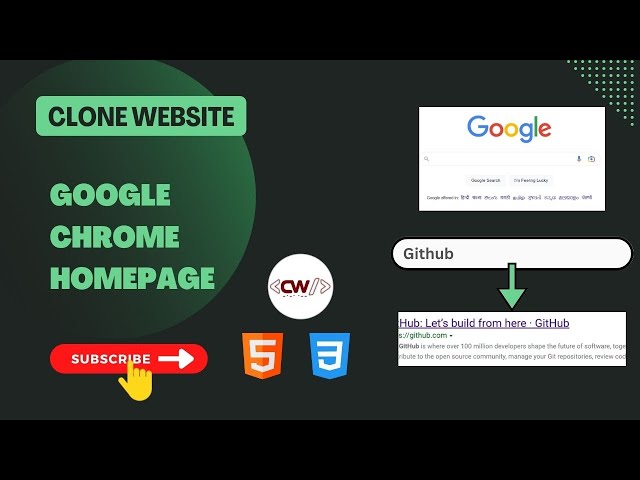 Make Google Clone Using #html & #css || CodeWord  || RahulJi Ara