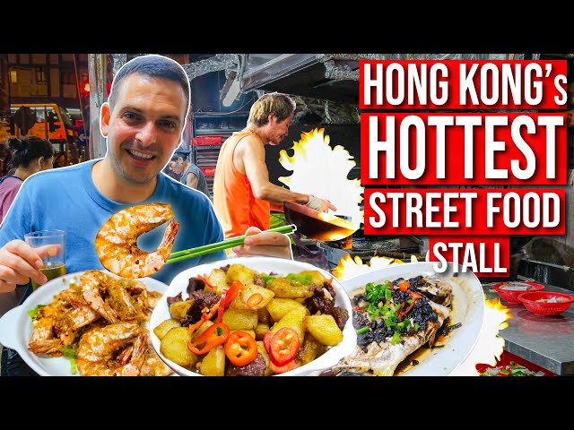 HONG KONG STREET FOOD: I had a night-time FEAST at the MOST POPULAR DAI PAI DONG in the city!