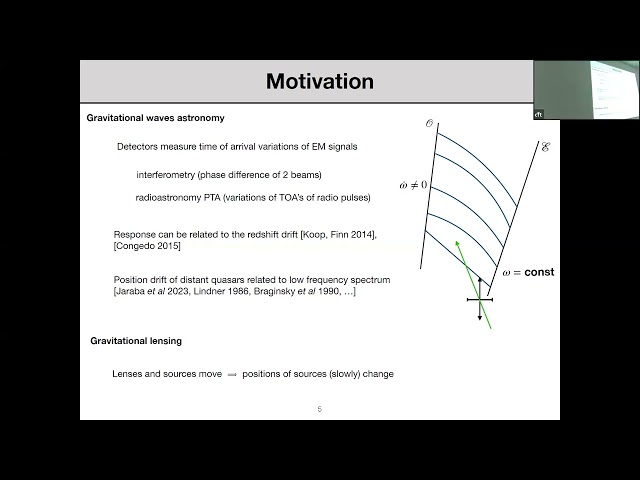 Prof. Mikołaj Korzyński (CTP PAS): Redshift drift, position drift and caustics in general relativity