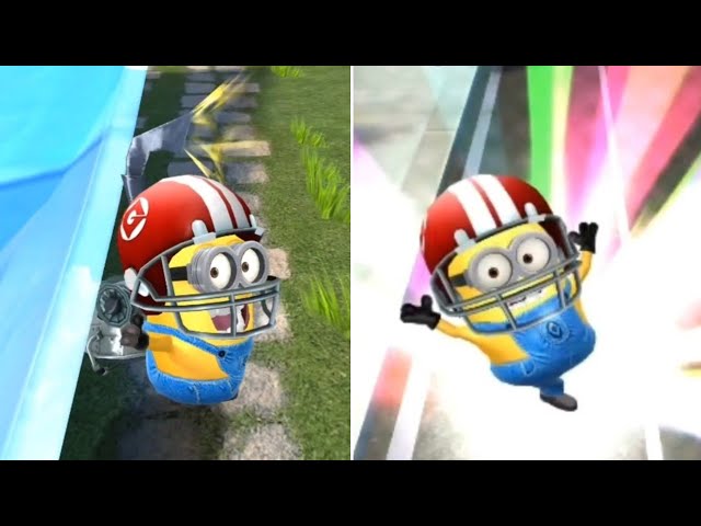 Minion Rush Special Mission "Minion Racing" Gameplay by Quarterback Minion at Residential Area