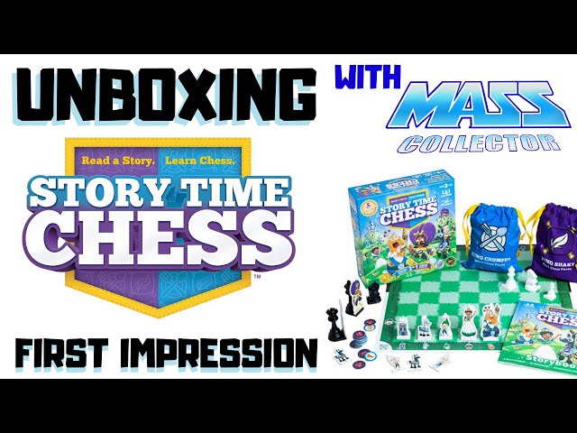 STORY TIME CHESS UNBOXING AND FIRST IMPRESSIONS: THE START OF OUR JOURNEY TO TEACH MY 4 YR OLD CHESS