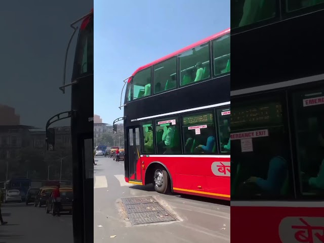 Past vs Future Double Decker Bus! 🌎The city of dreams😎🌇Mumbai Double decker bus