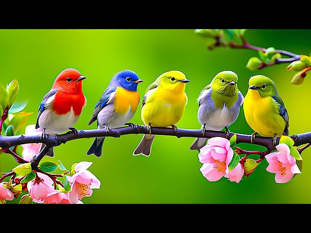 Birds Chirping 4K ~ 24/7 Bird Sounds Relaxation: Instant Relief From Stress, Anxiety and Depression
