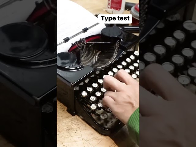 Here's how a typewriter is reassembled for preservation. #typewriter #restoration #vintage #home