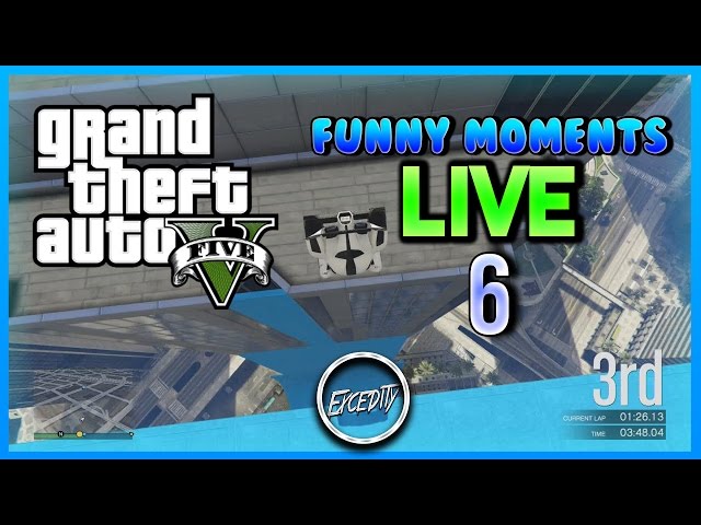 Grand Theft Auto V - Funny Moments #6 W/ Chermit, ShakyLegg & ZombieSquirrel & Matt!