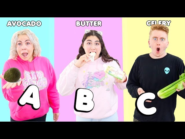 EATING EVERYTHING IN ALPHABETICAL ORDER CHALLENGE!