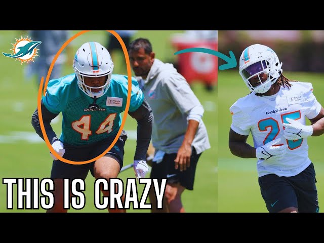 The Miami Dolphins Look EXPLOSIVE At Rookie Minicamp... Minicamp Highlights (Jaylen Wright, Chop)