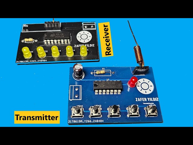 Build a Wireless Communication System with This Simple Circuit! -  Receiver and Transmitter Circuit