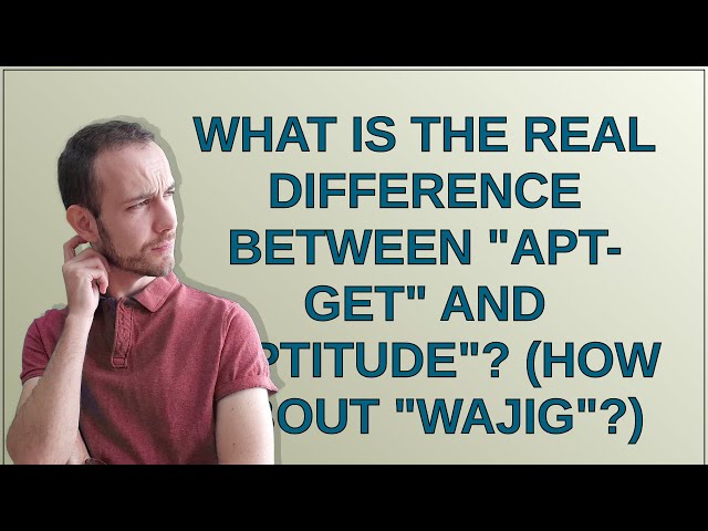 What is the real difference between "apt-get" and "aptitude"? (How about "wajig"?)