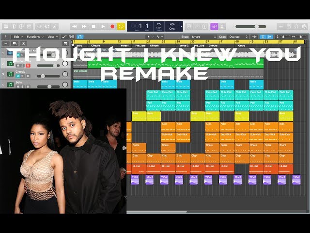 Nicki Minaj – Thought I Knew You ft. The Weekend Full Remake INSTRUMENTAL Logic Pro X