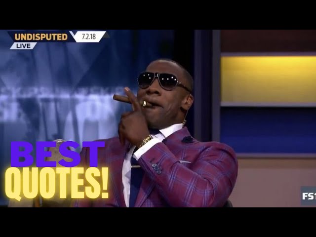 Shannon Sharpe's Best Quotes Part 1! | Undisputed