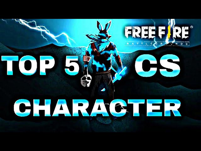 Top 5 active skill characters in free fire 🔥 || free fire character for CS rank game