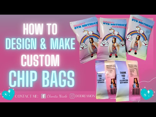DIY How to make Custom Chip Bags