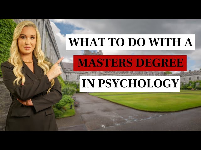 Can You Work in Forensic Psychology with a Master's Degree?