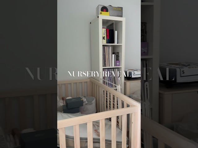 nursery reveal #thirdtrimester #pregnancy #nursery #babyroomtour