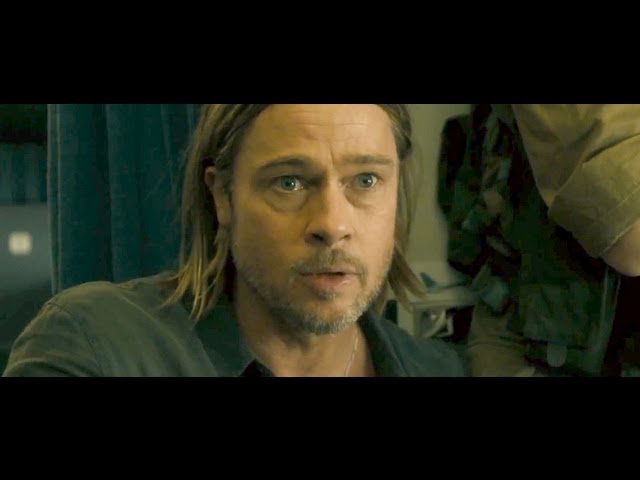 World War Z - Airplane Attack Clip (2013) Brad Pitt [HD]