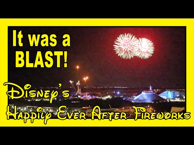 Disney's Happily Ever After Fireworks from The Contemporary's California Grill | Episode 136