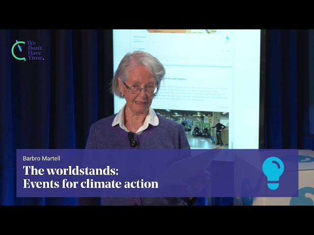 Barbro Martel, Climate Idea to the Global Challenges Foundation