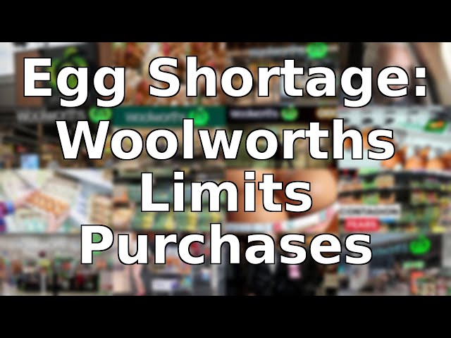 Egg-straordinary Measures: Woolworths Limits Egg Purchases Due to Bird Flu