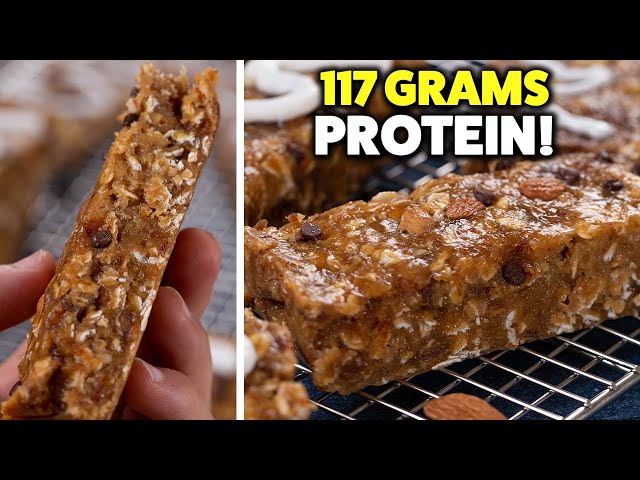 Easy Homemade Protein Bars | 5 Ingredients