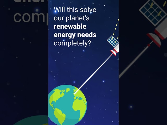 Solar Power from SPACE! Can it really work? #space #solar #energy #science #shorts