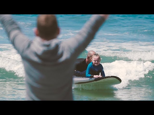 The Exact Moment A Little Surfer's Life Changes Forever