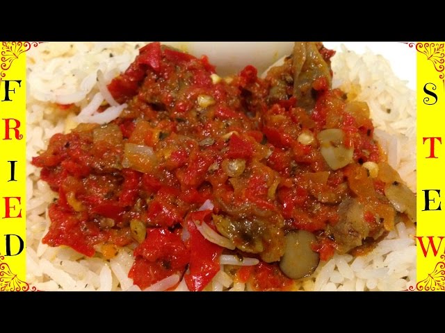 How to Make Nigerian Fried Pepper Stew | Obe Ata Didin