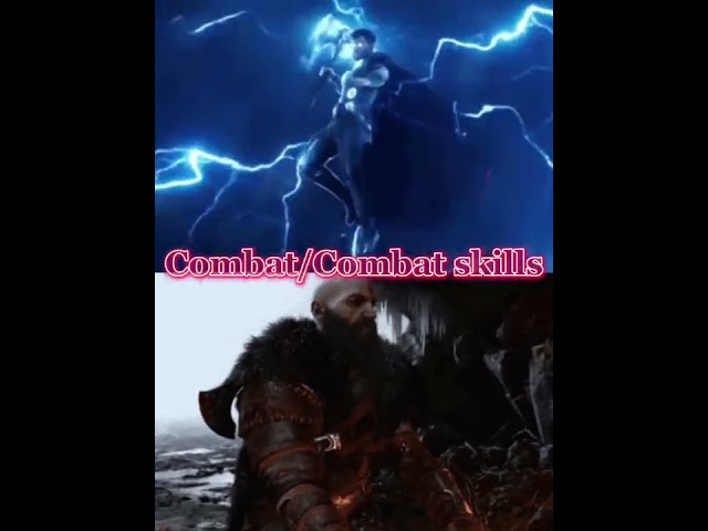 Thor vs kratos #marvel #thor #viral #shorts