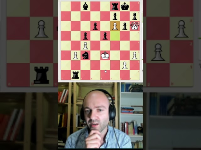 Desde una posición perdida llego a un mate inevitable #ajedrez #chess #tactica #chessgame #tecnica